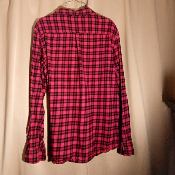 Chaps Classic Red & Black Plaid Shirt, Mens - Picture 3 of 3